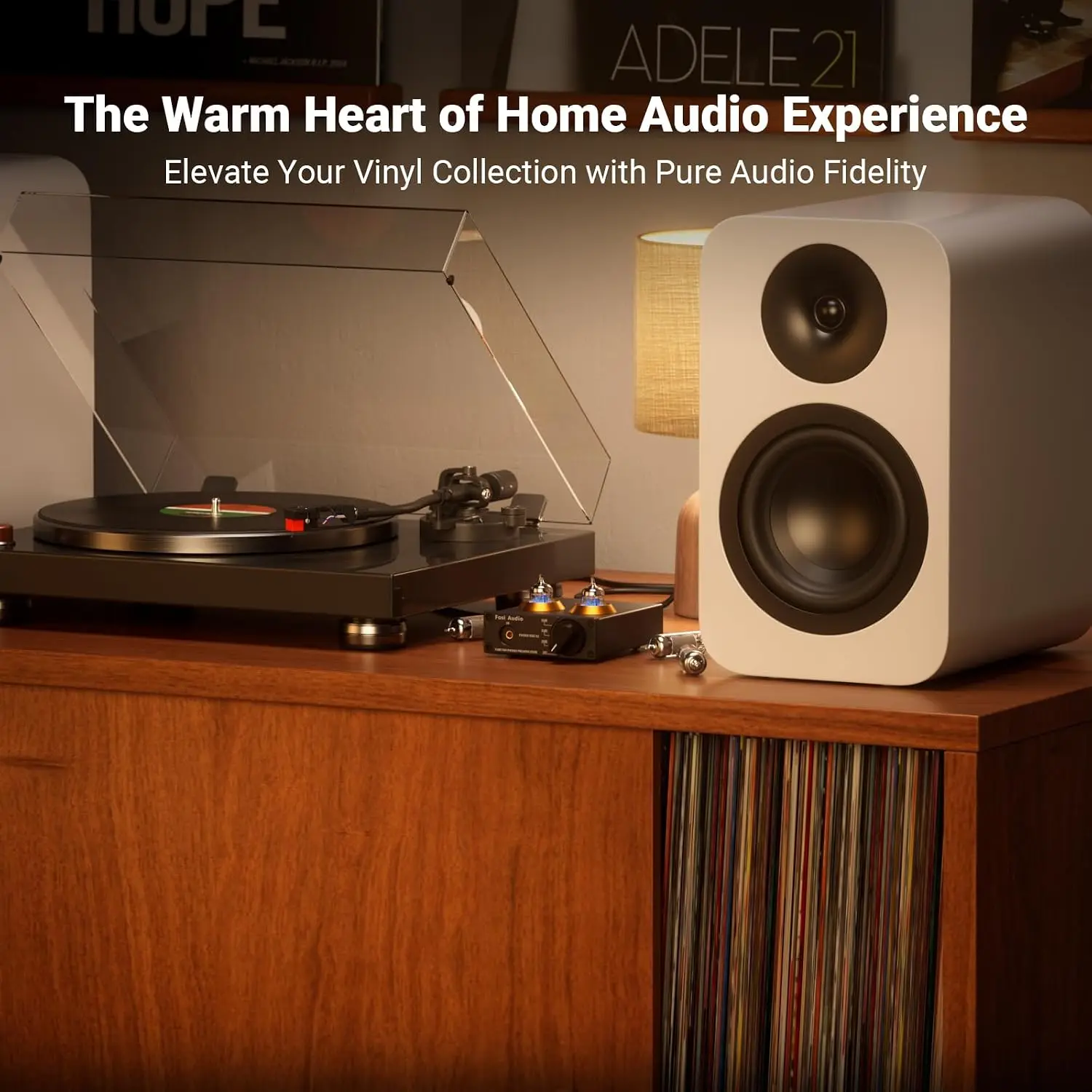 Audio Youtube Music Free - Box X2 フォノプリアンプ、ミニステレオオーディオHi-Fiプリアンプおよびミュージックビジュアライザー、サウンドピックアップスペクトラムアナライザー、ヴィンテージチューブRGB