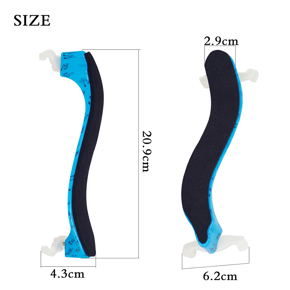 M MBAT AV バイオリン肩当て 3/4 4/4 ブルー - Violin Shoulder Rest のレビューと価格