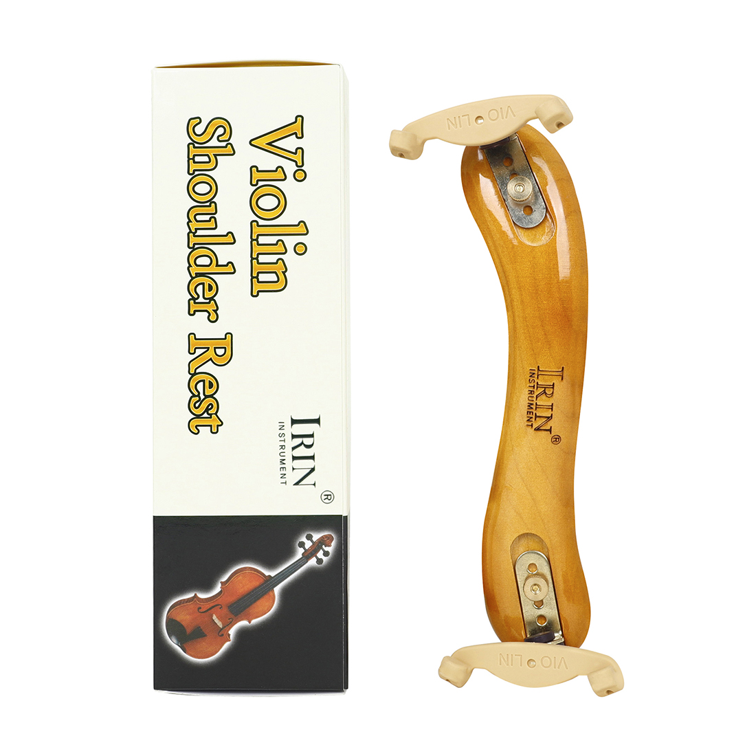 Irin-調整可能なバイオリンショルダーレストサポートシャフ - Violin Shoulder Rest のレビューと価格