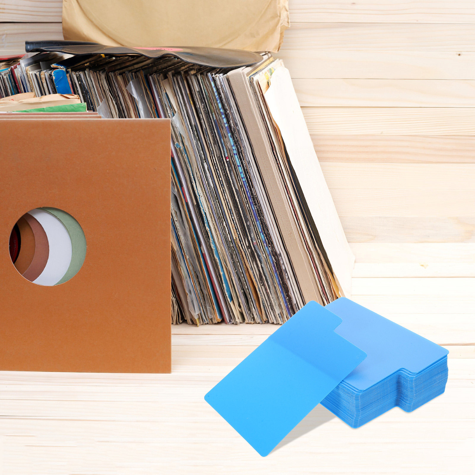50 個のビニールレコードディバイダー DIY ブランク書き - Audio And Music Separate のレビューと価格