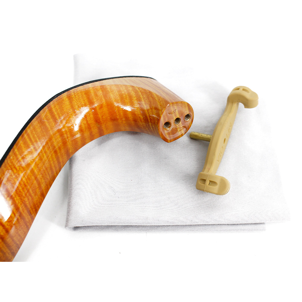 バイオリン複合素材調節可能な肩当て人工美的デザイン格子柄肩当 - Violin Shoulder Rest のレビューと価格