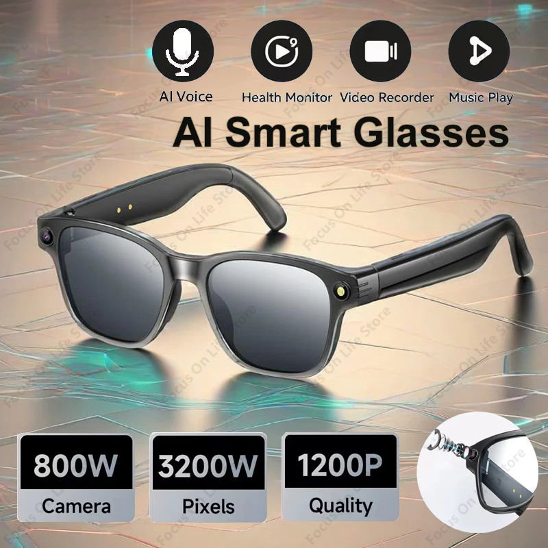 AIスマートグラス 800万画素カメラ Bluetoothサ - Audio Music Voice のレビューと価格