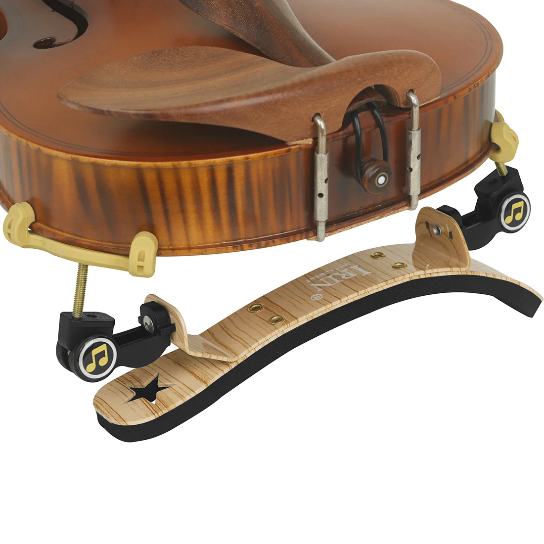 IRIN バイオリン肩当て 3/4 4/4 ユニバーサルフィ - Violin Shoulder Rest のレビューと価格