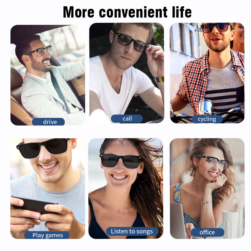 SENBONO E13 スマートグラス:ブルーライトフィルタ - Audio Music Voice のレビューと価格